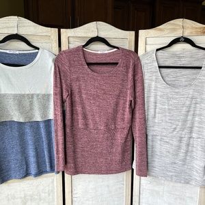 Lot of 3 Nursing Shirts
